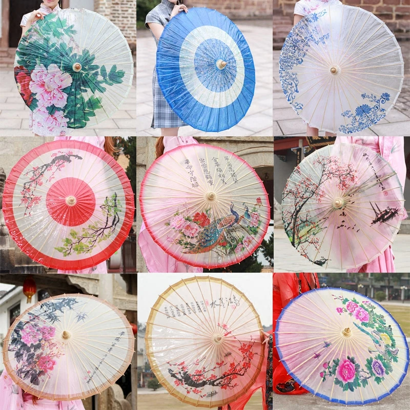 Зонт ручной работы 84 см водонепроницаемый с длинной ручкой|umbrella waterproof|oil paper