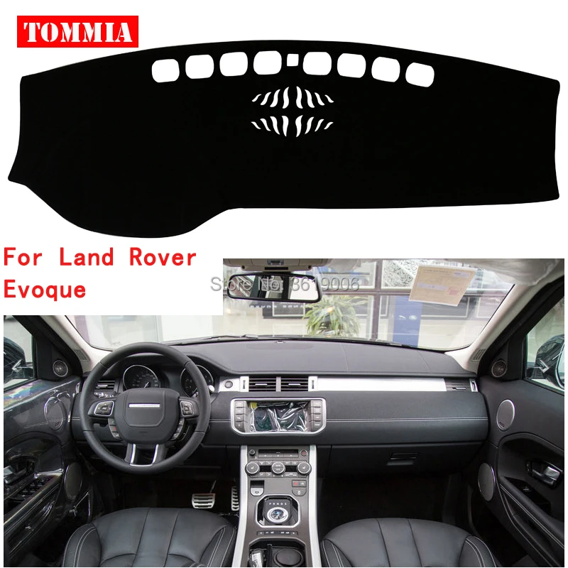

TOMMIA Interior Dashboard Cover Light Avoid Pad Photophobism Mat Sticker For Land Rover Evoque