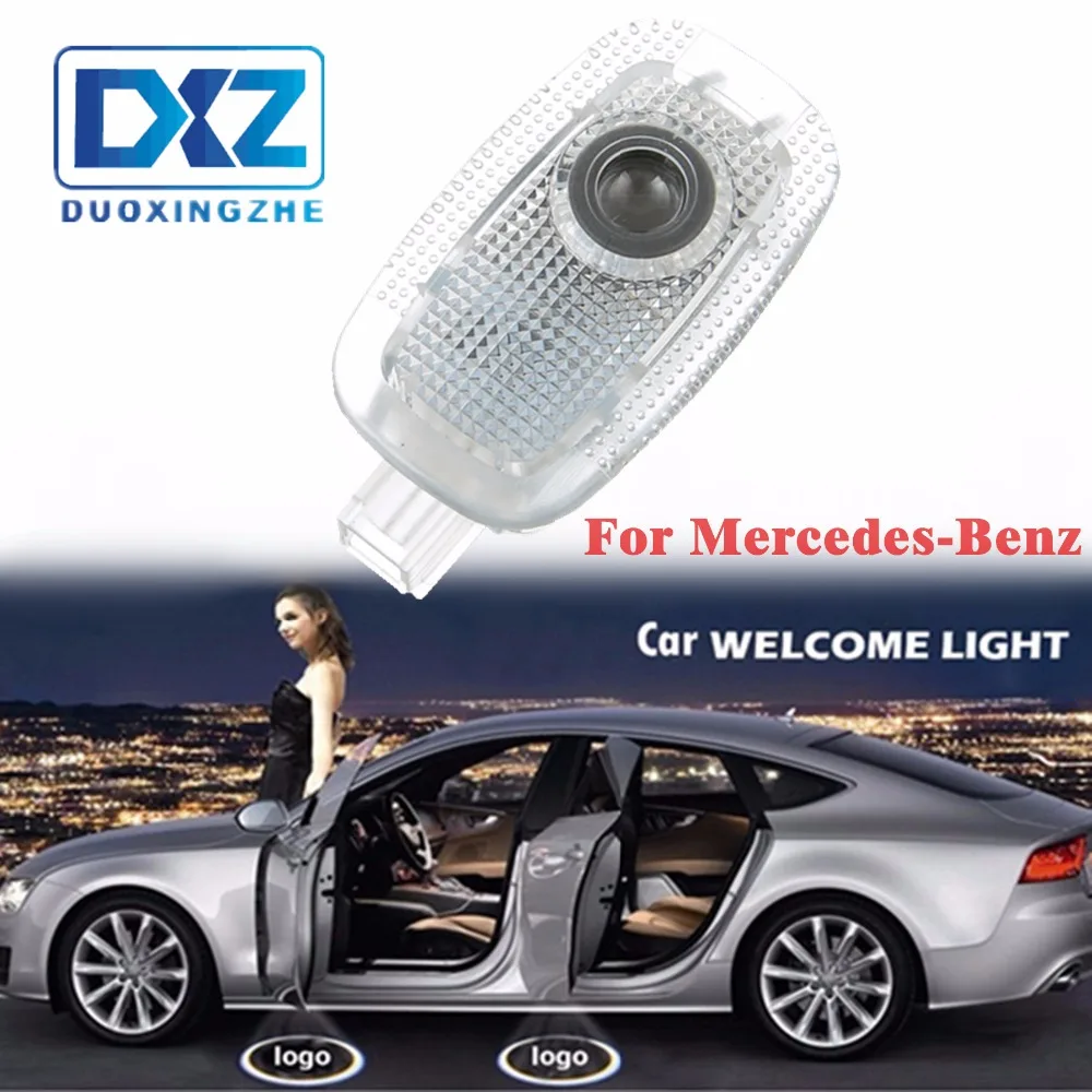 DXZ 2 шт. Автомобильная дверь с электроприводом Logo проектор Ghost Shadow Light для Mercedes-Benz