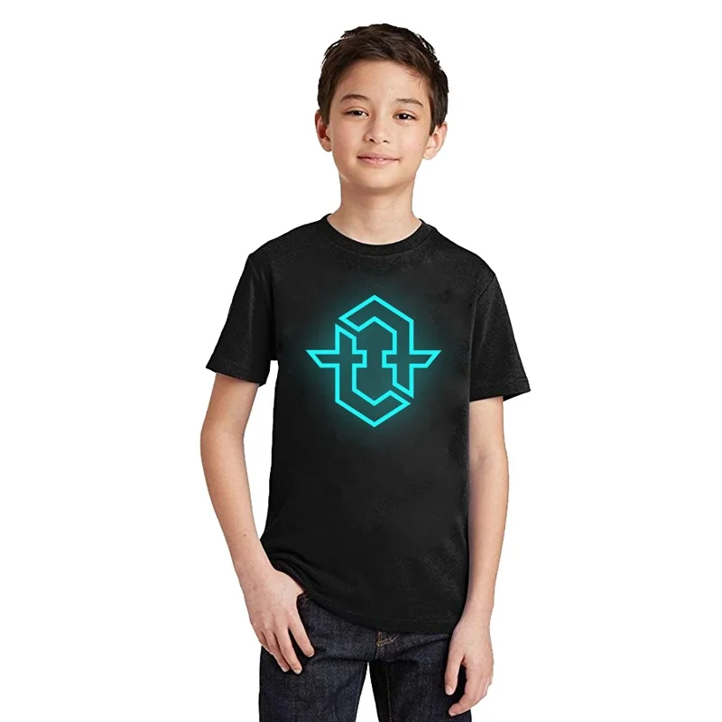 LYTLM Tempest Freerunning парка Футболка для мальчиков детская футболка девочек Черная Meskie