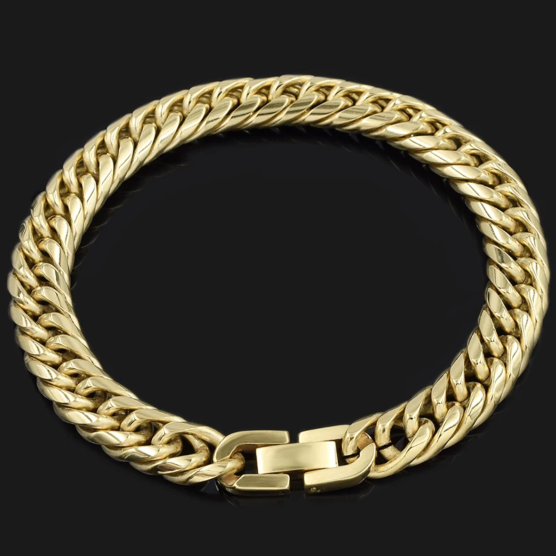 Мужские и женские браслеты из нержавеющей стали 22 см 9 мм|hand chain|hand chain mensteel bracelet |