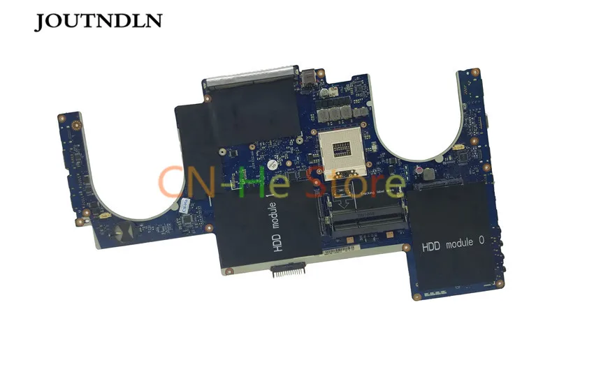 JOUTNDLN для Dell Alienware M17X R4 QBR00, материнская плата для ноутбука, задняя фотография THTXT HM77, не интегрированная