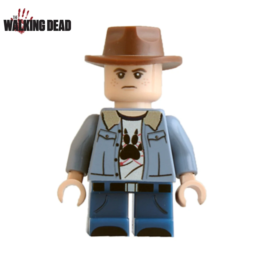 Одиночная продажа AMC TV Show The Walking Dead Carl Grimes Carol Rick Daryl Dixon собрать Minifig фигурки блоки