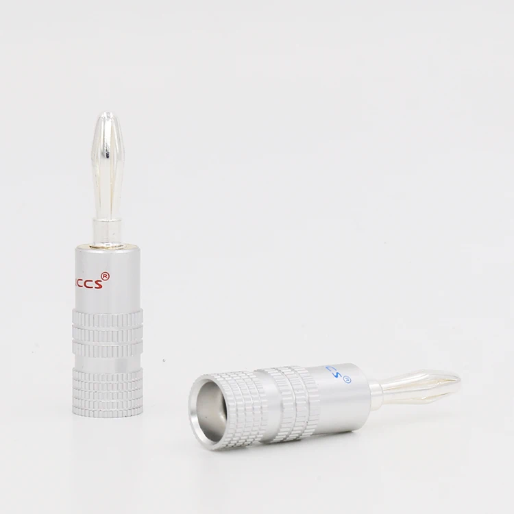 VB420S Посеребренный разъем типа банан для кабеля динамика | Электроника