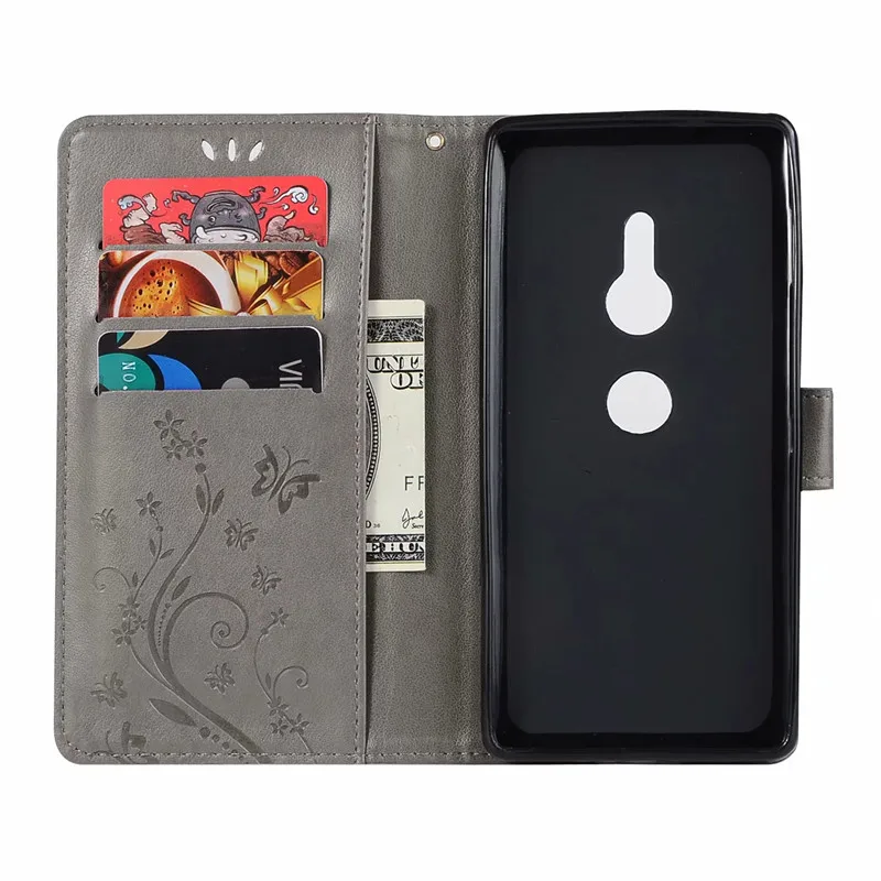 Кожаные чехлы с откидной крышкой и бумажником для Sony Xperia xa1 xa xz xz2 xz1 mini z4 z5 z3 z1 Compact X