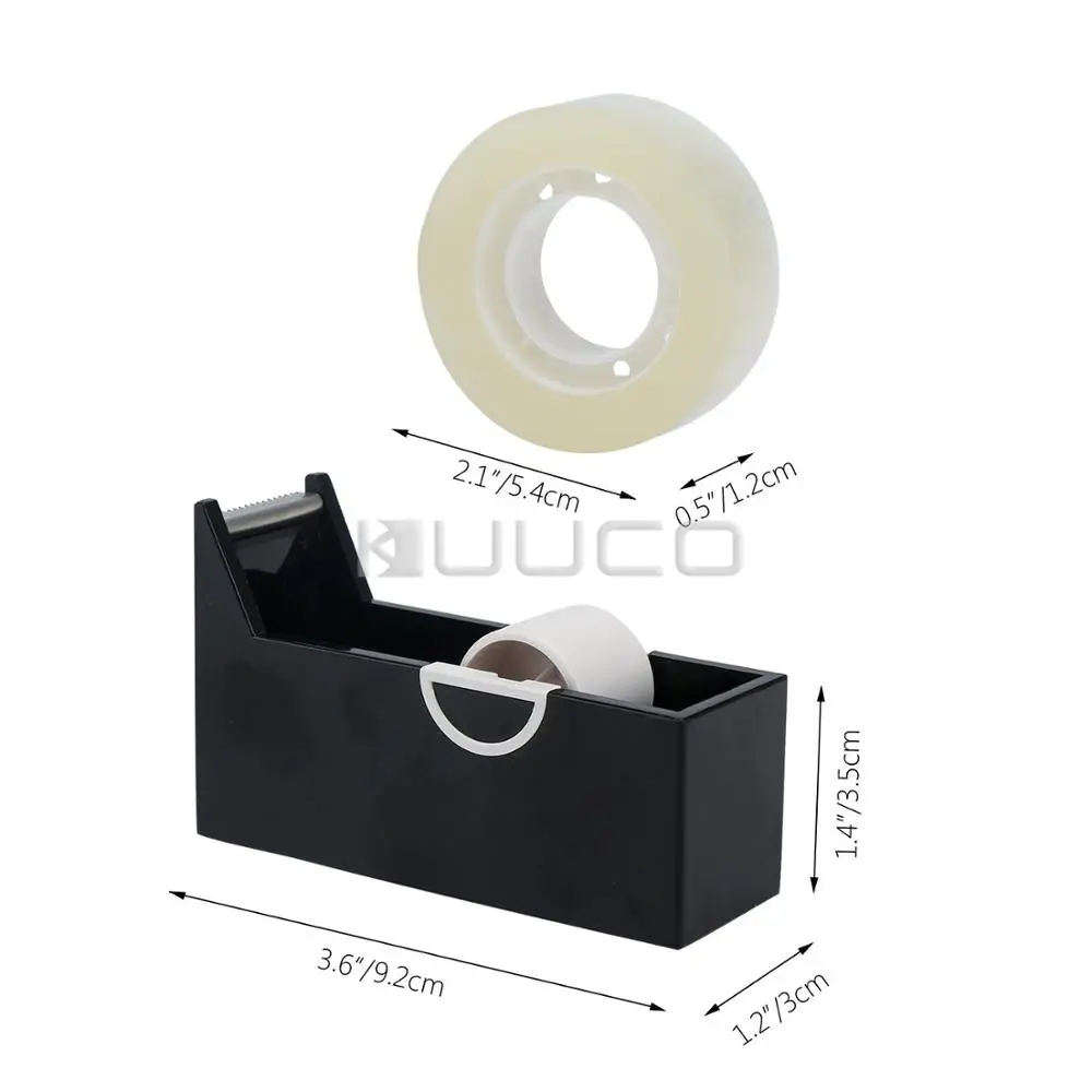 

5 PCS/LOT Tape Dispenser/Tape Cutter/Transparent Tape/Sticky Tape/Stationery/Packing Supplies for Office/School/Home