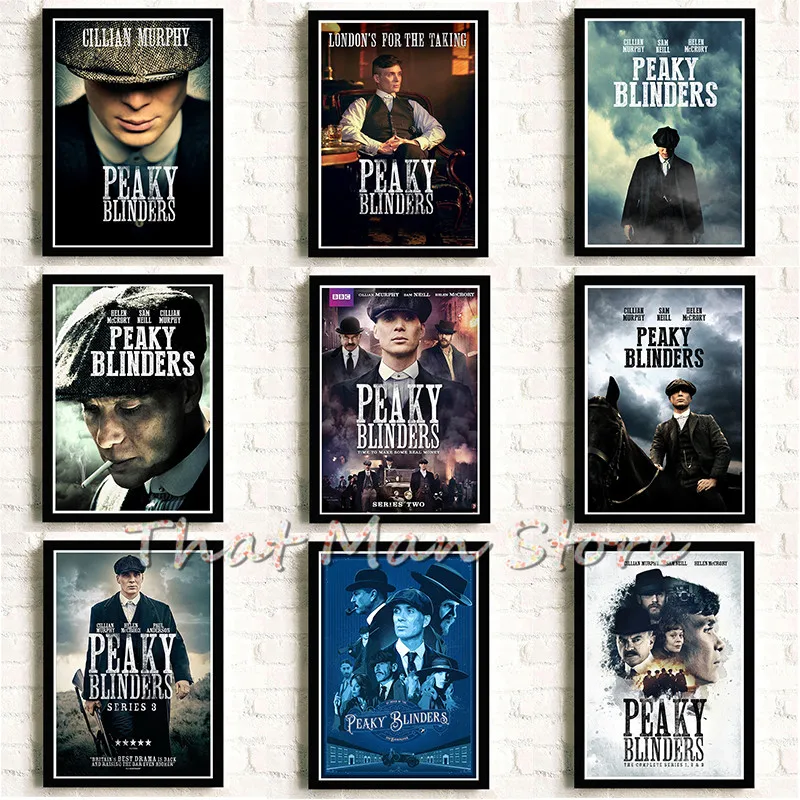 Настенная картина Peaky Blinders для телевизора кино Настенный декор принты постеры