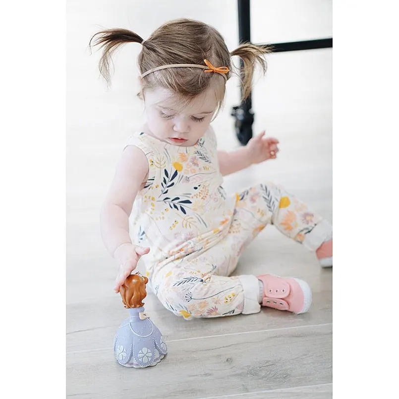 0-3 Years Boy Girl Clothes Baby Romper Printed Cotton Newborn Rompers White Sleeveless Jumpsuit Pajamas Climb Play Mats | Игрушки и