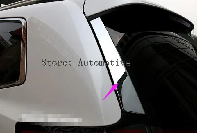 Пара хромированные задние боковые крышки из абс пластика для ford Edge 2015 2016 2017|trim|trim