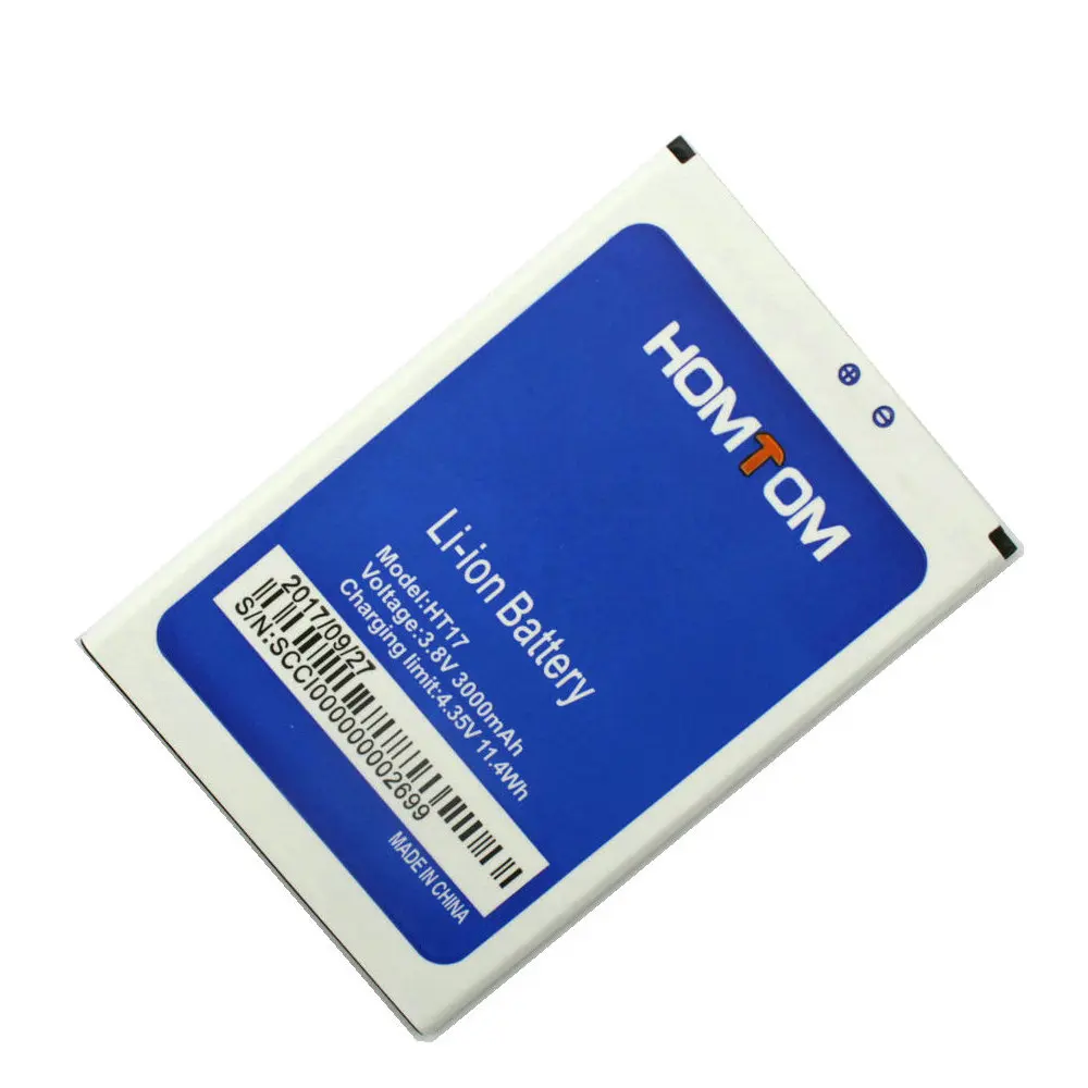 Новый аккумулятор 3000 мАч новый высококачественный HT17 для Homtom pro мобильный