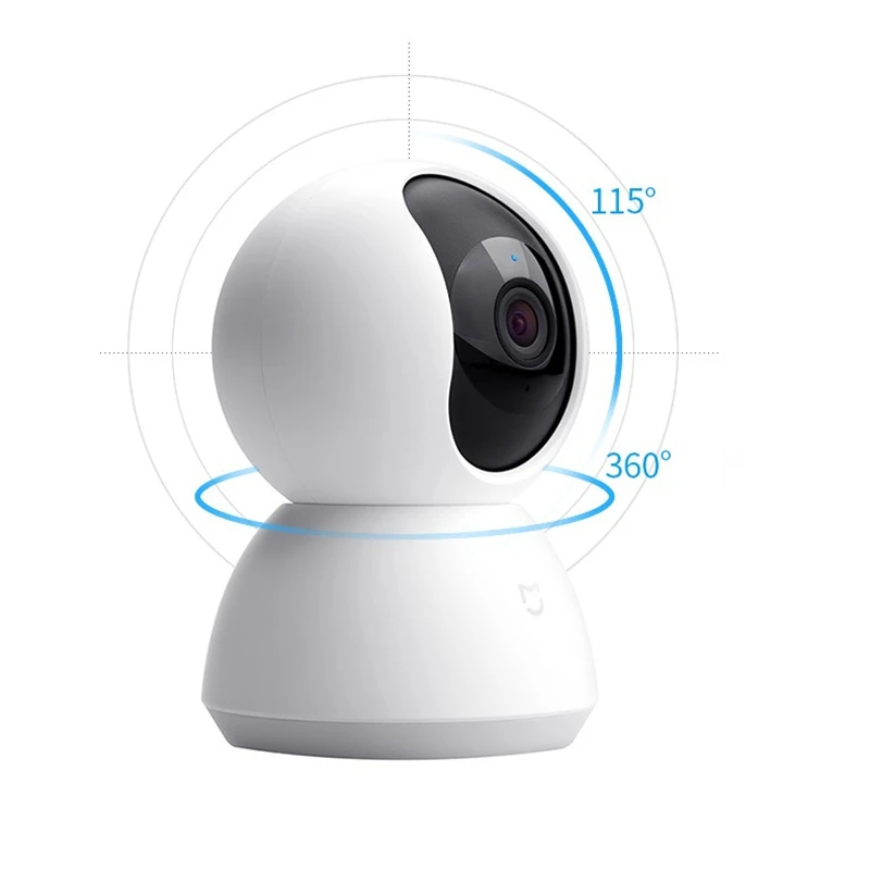 Высокое качество MIJIA 360 градусов 720P камера ночного видения Обнаружение движения двухсторонняя аудио панорамирование наклона ИК камера для RC модели