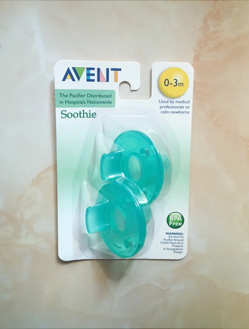 Зеленый Avent пустышка Avent Ортодонтическая пустышка Avent Soothie соска BPA-Free Dummy-0-3M 2 шт - Цвет: Зеленый