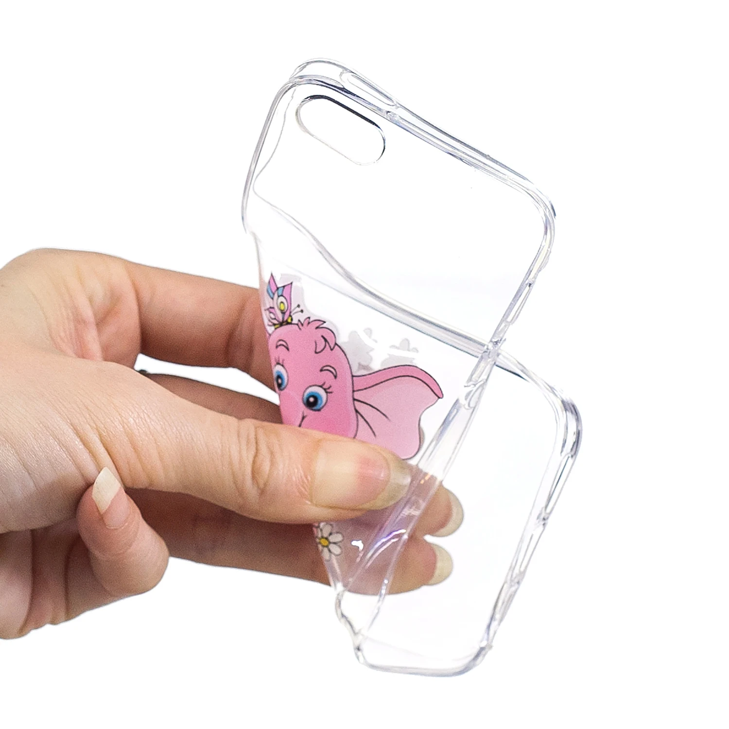 Для iPhone 5 S чехлы 5S se Цветы Силиконовые животные 3D узор милый Единорог ТПУ чехол