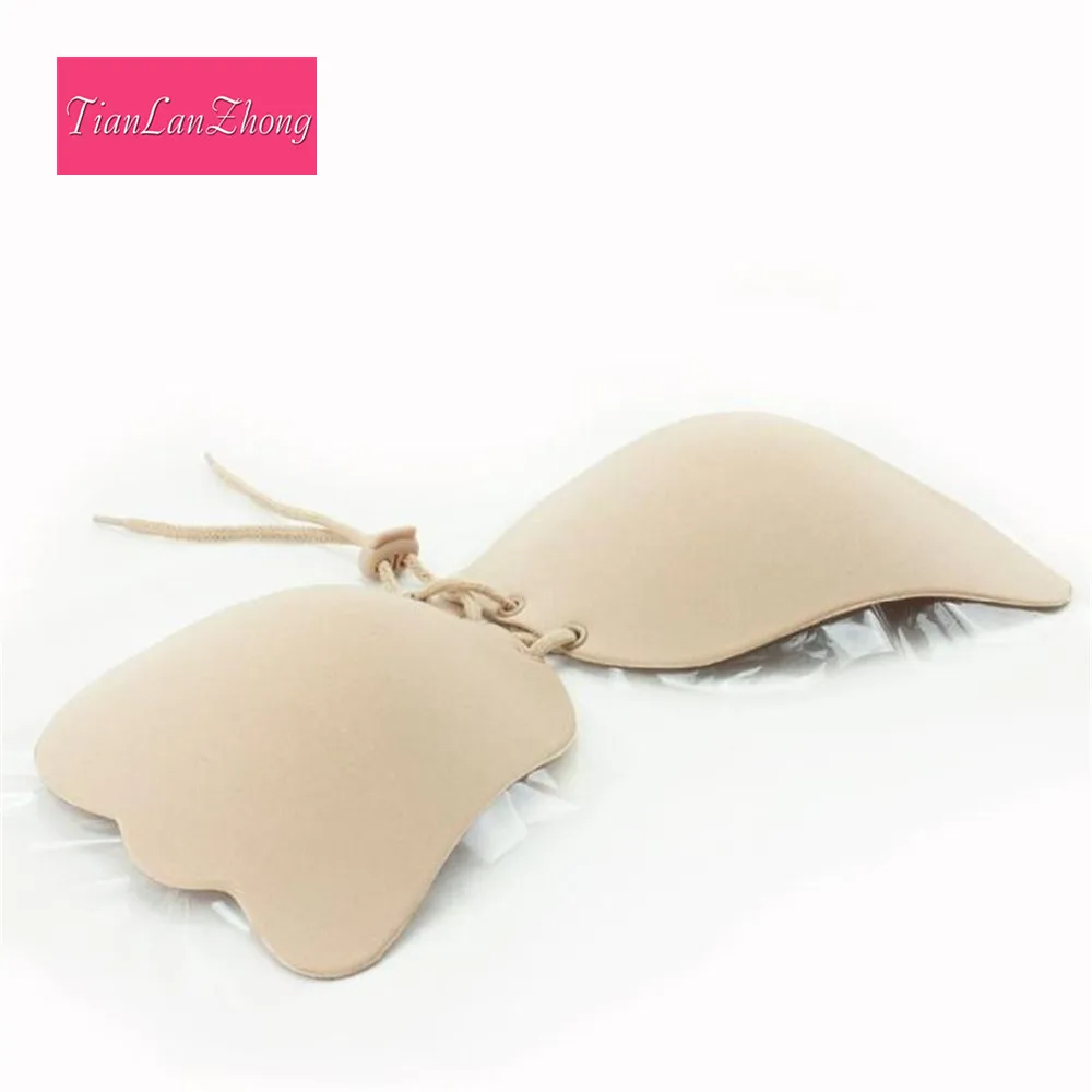 Sexy Invisible push up silicone women bra