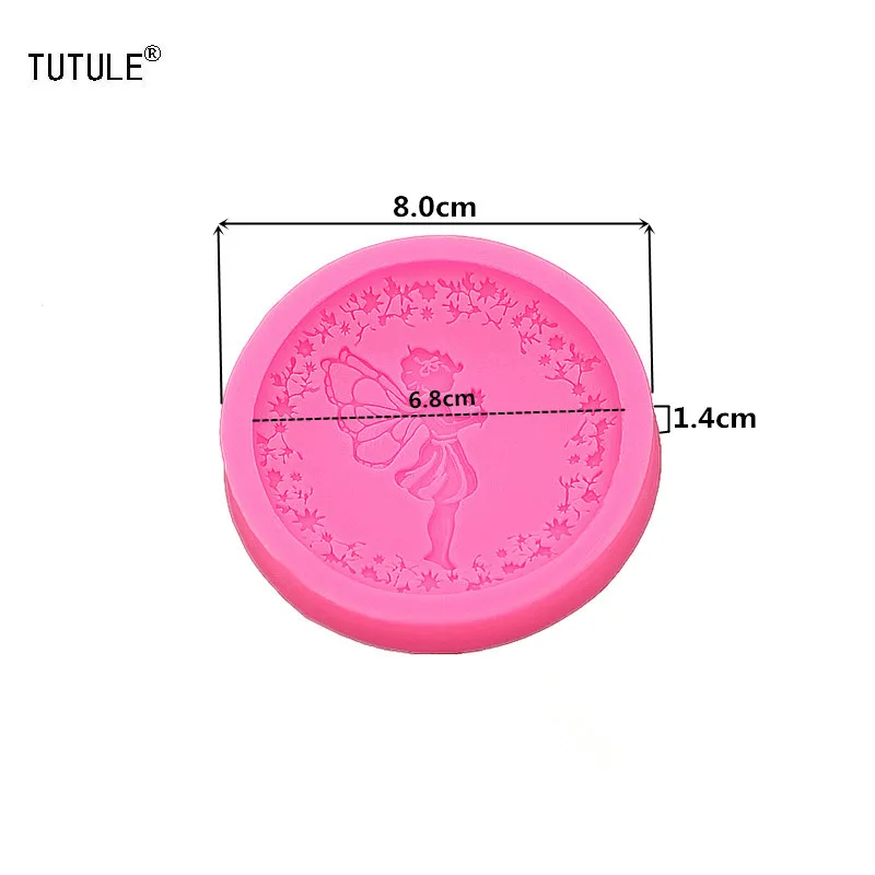 Гаджеты помадные формы Бабочка Фея ангел девочка силикон помадка выпечки паста