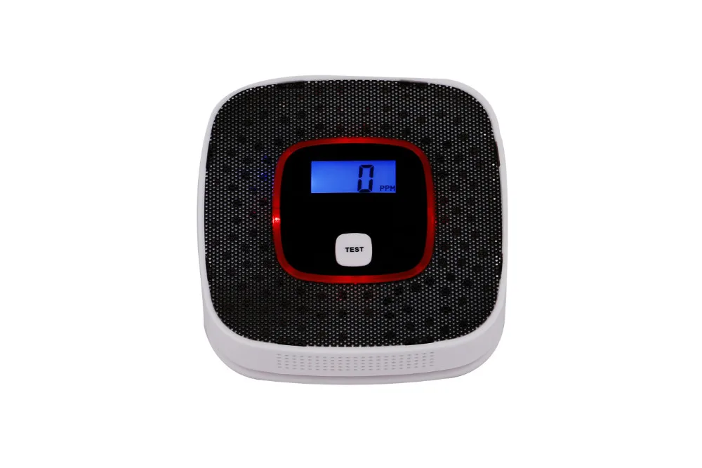 CO Carbon Monoxide Detector Tester Fire Alarm Monitor Sensor with LCD For Home Security alarm Safety TM-VKL616 | Безопасность и