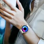 Часы наручные SK женские кварцевые, роскошные модные брендовые, из нержавеющей стали, подарок, 2021