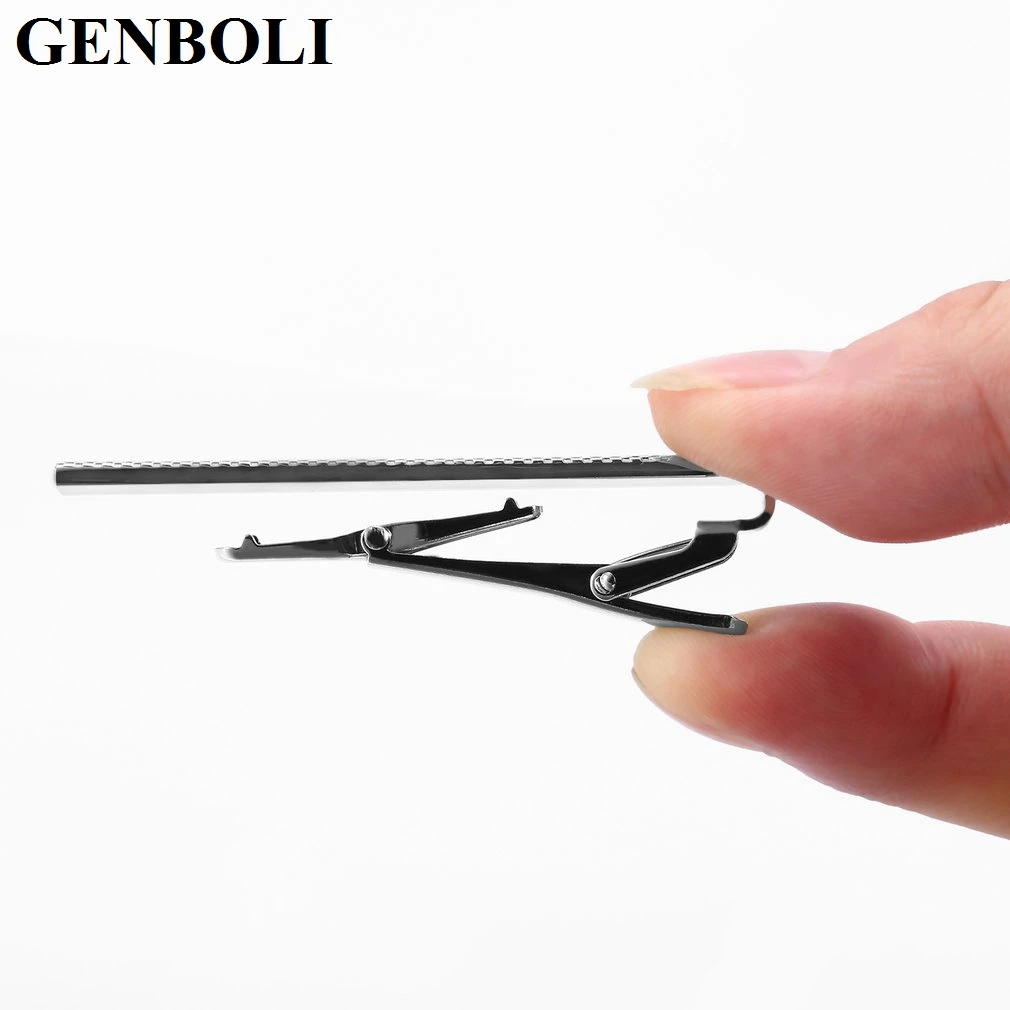 Мужской зажим для галстука из нержавеющей стали классический деловой