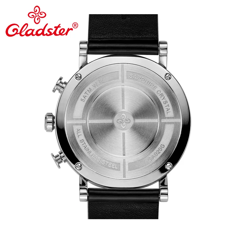 Японские часы Gladster MiyotaOS10 модные мужские повседневные кварцевые из нержавеющей