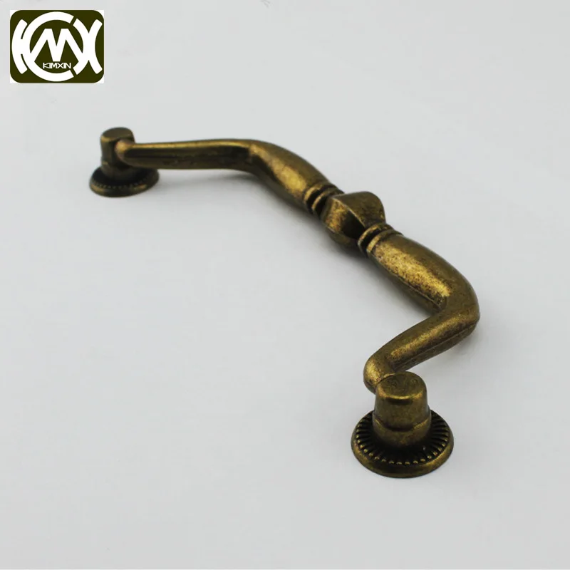 KIMXIN Hardware factory большая ручка из цинкового сплава деревянная оснащена винтом без