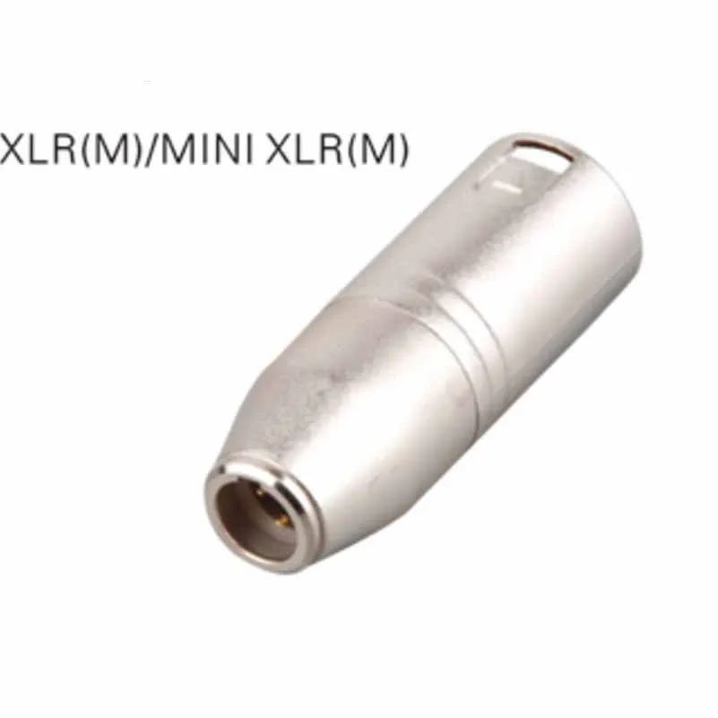 2 шт./лот 3 pin зарядный кабель с разъемом папа Mini XLR микрофонный адаптер TA04|4 male|male