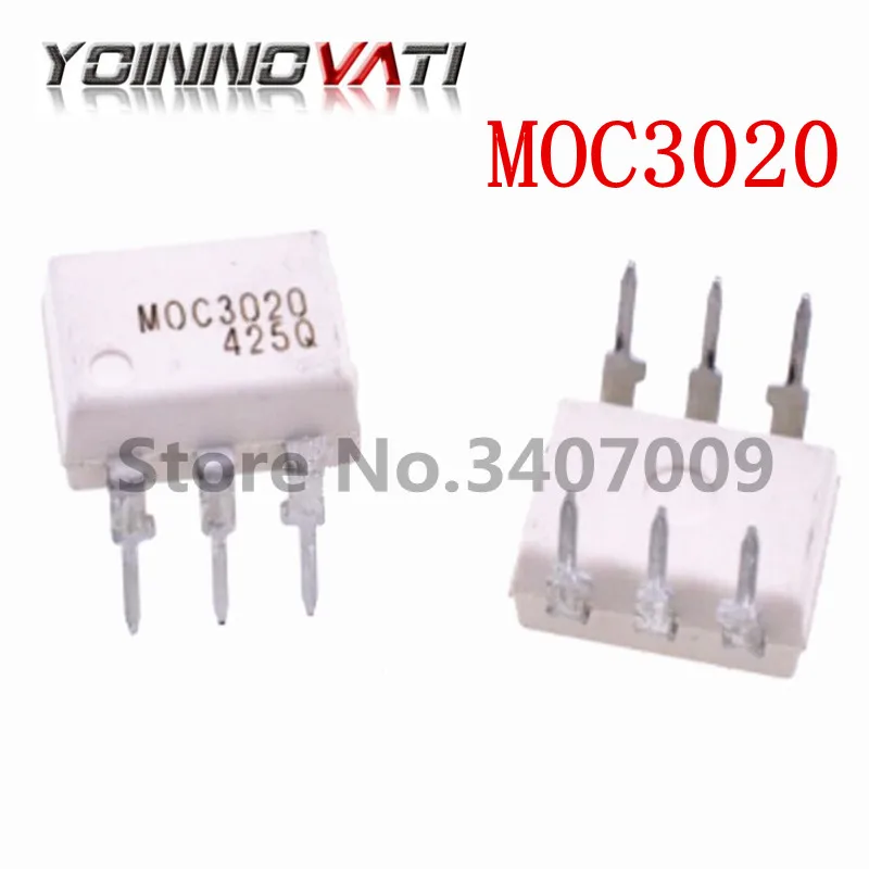 100 шт./лот MOC3020 DIP6 Триод и SCR выход оптрон TRIAC новый оригинальный | Обустройство дома