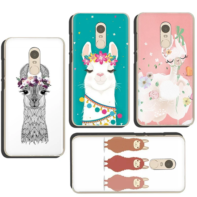 Жесткий чехол для телефона Lama Llama Alpacas Animal для Redmi 4A 4X5 6 A Plus Pro 7 GO Note 4 4X5 6 7 8 Pro 5A Prome 7A K20 Pro