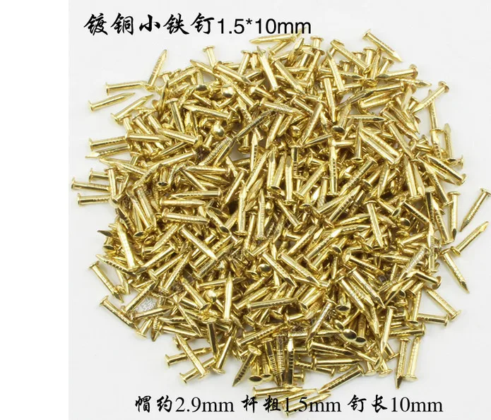 Маленькие деревянные гвозди для ногтей античные медные Круглые Железные Гвозди