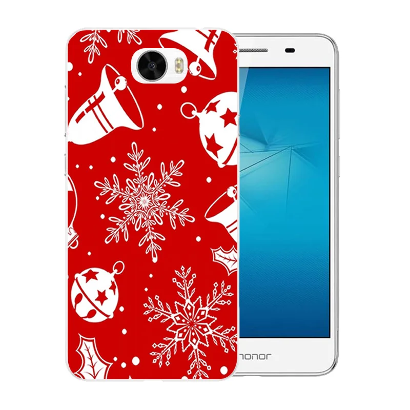 Мягкие чехлы для телефонов из ТПУ Huawei Y5 II Y5ii Y52 чехол с рисунком Merry X'MAS 5 0 &quot