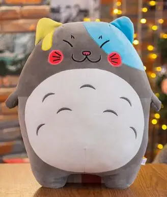 40/55 см Плюшевые игрушки Tonari Totoro/кеды Кеды с изображением знаменитых персонажей мультфильмов прелестные куклы для детей мягкие плюшевые игрушки для девочек детские игрушки для мальчиков Милая Подушка - Color: As picture