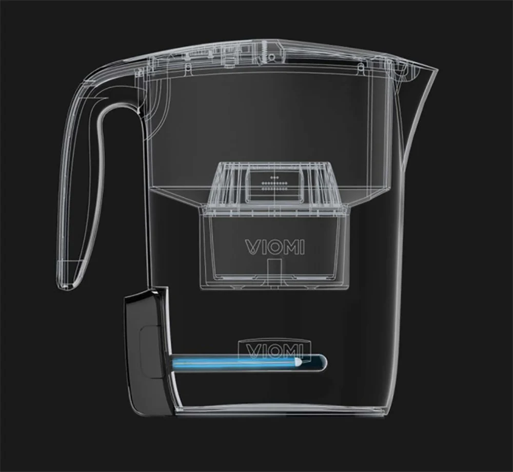 Xiaomi VIOMi фильтрующий элемент с активированным углем и ионным обменом смоляные фильтры 7 мультиэффект фильтрации 3 шт. фильтровальный чайник