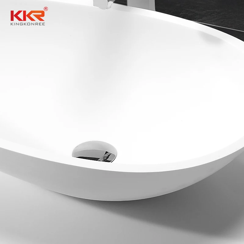 KKR solid surface material artificial stone table top wash basin KKR-1502 | Обустройство дома
