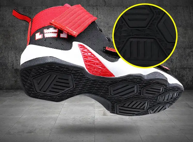 2018 зимняя Баскетбольная обувь высокая мужская увеличивающая рост износостойкая