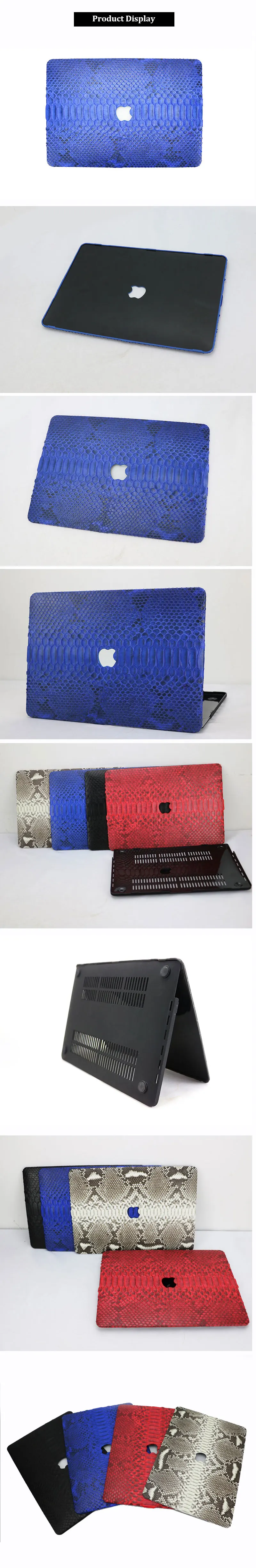 Чехол для ноутбука синего цвета из кожи питона для Macbook Air retina 1" 15", новинка, 1" чехол со змеиным покрытием
