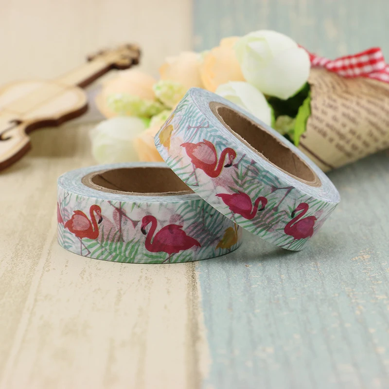 

10pcs/lot Japanese Paper Animal Swan Washi Tape Paper Masking Tapes Adhesive Tapes Stickers Stationery Supplies Wholesale