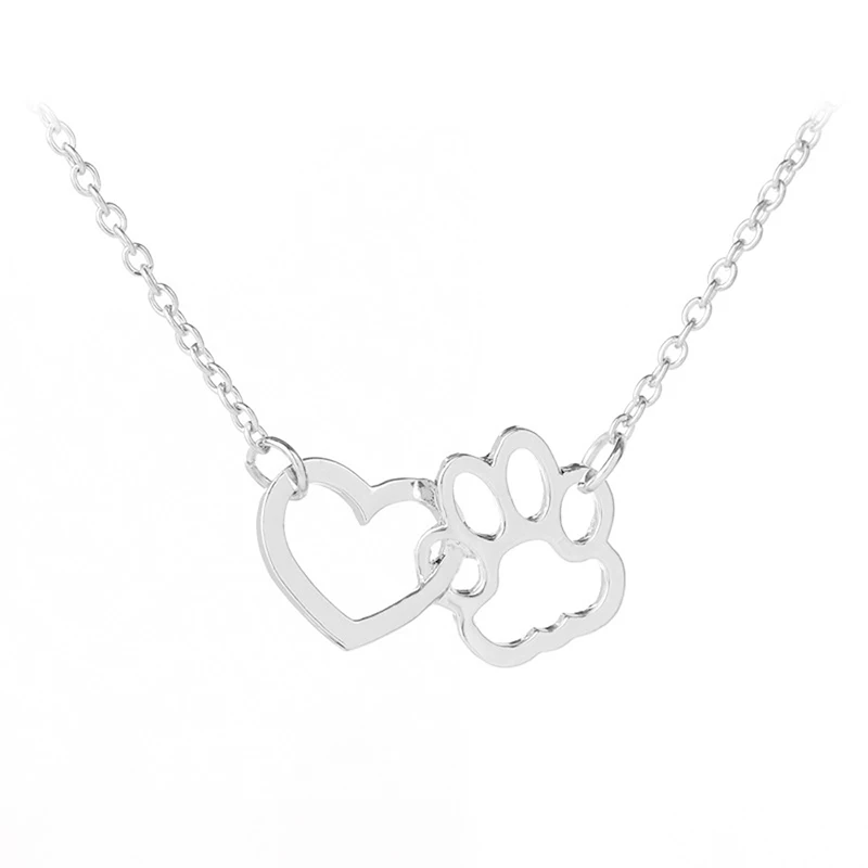 Женское Ожерелье с кулоном Love Heart простое изящное ожерелье для девушек