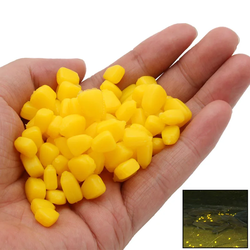 

100Pcs/Lot Fishing Lures Corn Carp Coarse Soft Baits Outdoor Fish Accessories