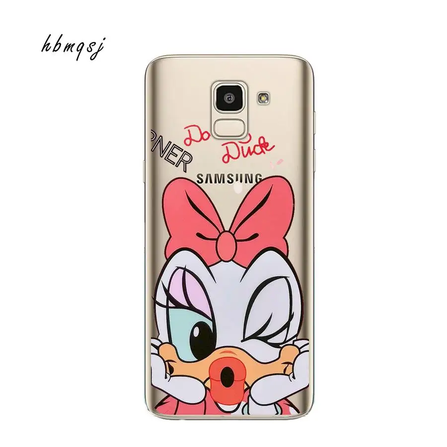Cartoon for Samsung galaxy j6 2018 case silicone soft tpu Stich Minnie Miki cute mobile phone back cover |