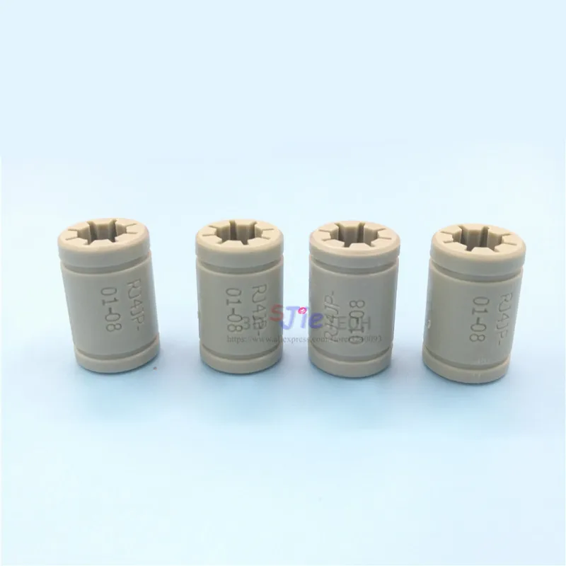 4 шт. твердого полимера LM8UU подшипник 8 мм вал Drylin RJ4JP 01 08 для Anet Reprap Prusa i3 3D