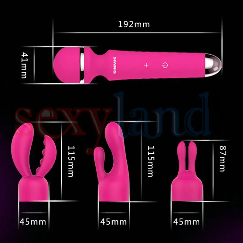 Nalone 7 режимов Мощный вибрационный водонепроницаемый USB Перезаряжаемый