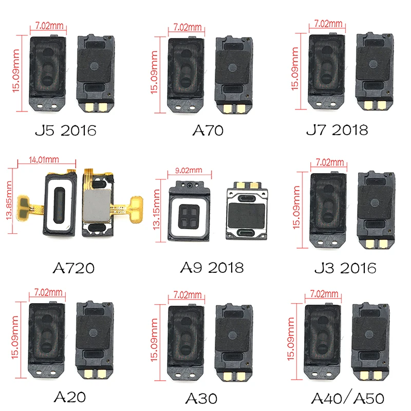 Для Samsung A9 A8 A6 A7 J7 J6 J8 J4 2018 /J3 J5 2016 / A20 A30 A40 A50 A70 наушники Динамик Звуковой приемник