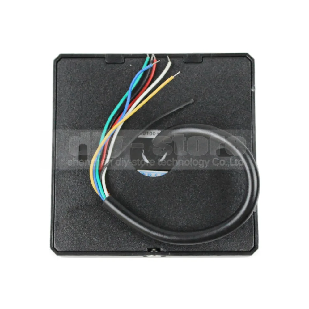 

DIYSECUR Black Waterproof 125KHz ID Card Reader Wiegand 26 Access Control Keypad RFID Reader 103A