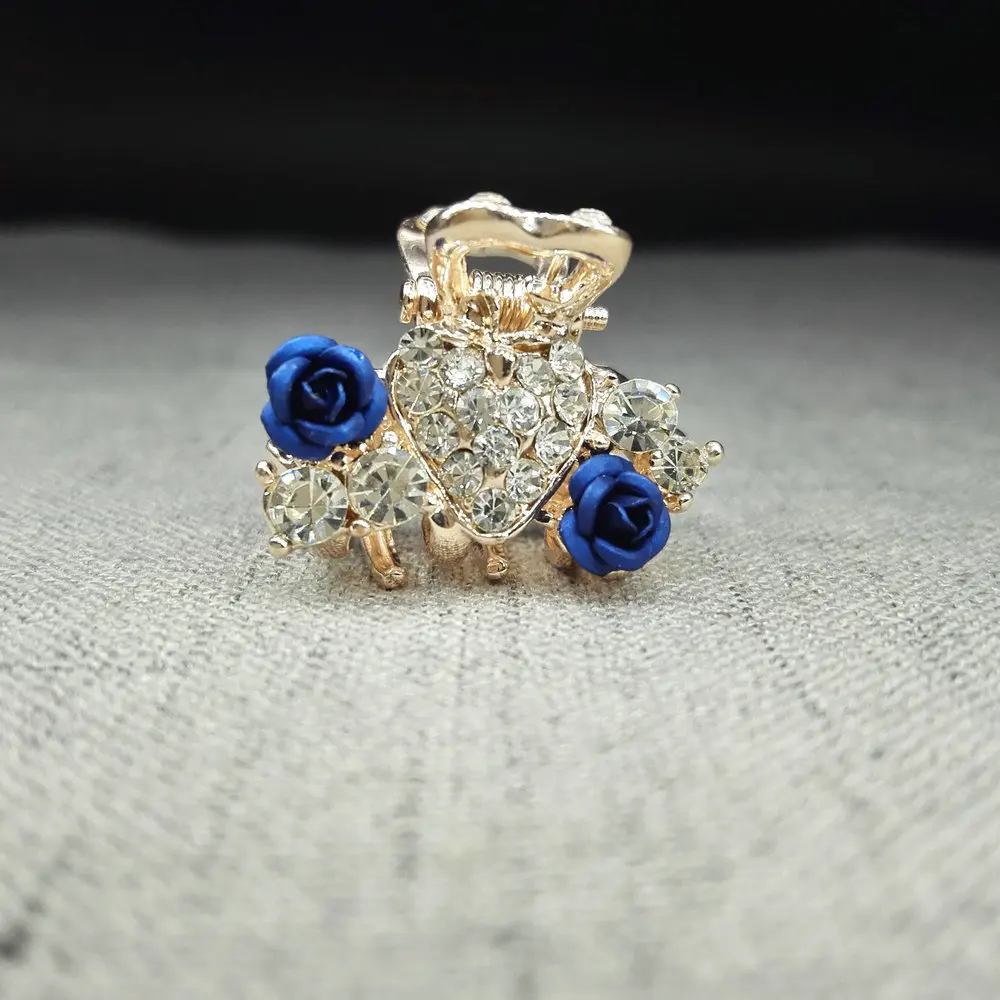 Женские аксессуары для волос 2 шт. заколки коготки со стразами 5 3 см женские