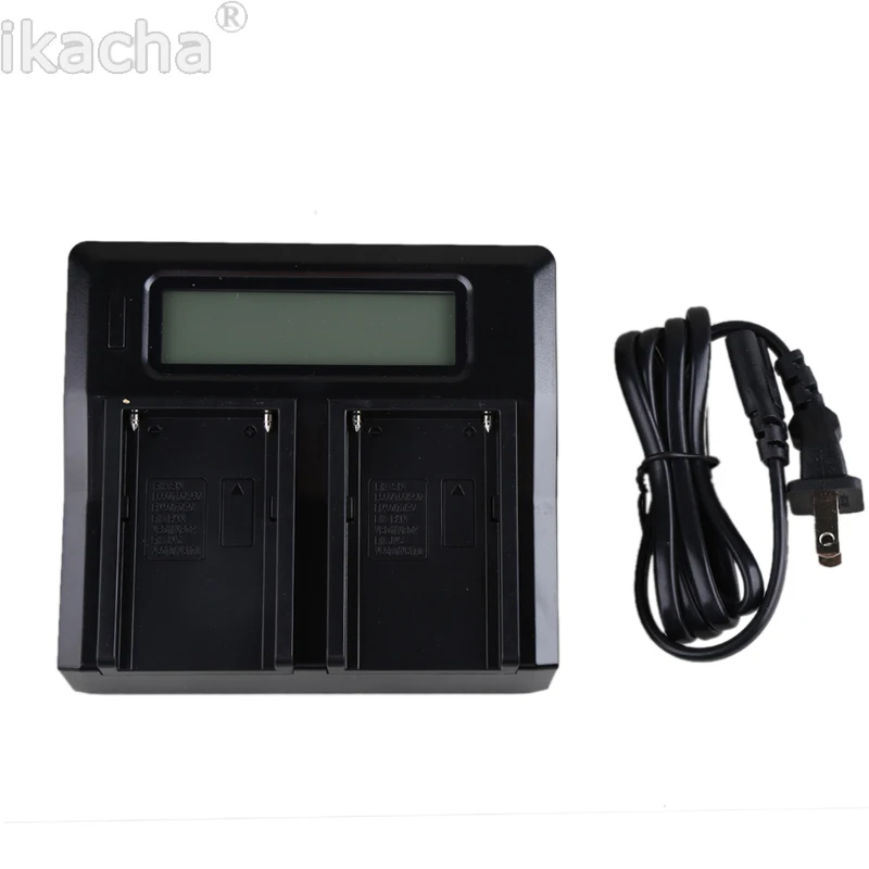 

Двойное зарядное устройство с ЖК-дисплеем для Canon EOS 550D 600D 650D 700D Rebel T2i T3i T4i T5i