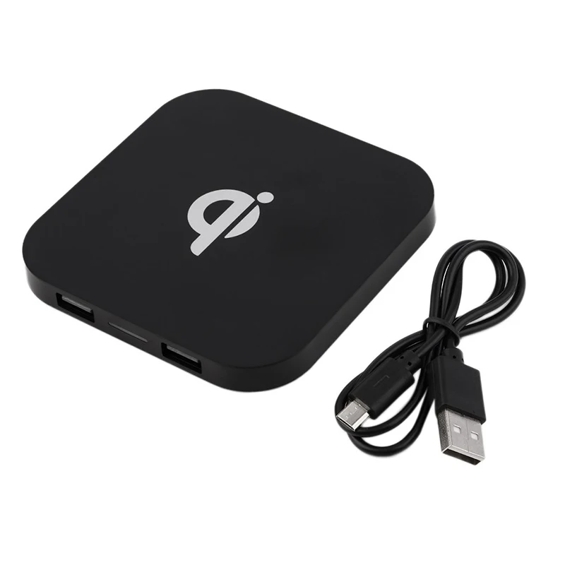 Беспроводное зарядное устройство kebidu SCELTECH с двумя usb портами Q8 зарядный коврик USB