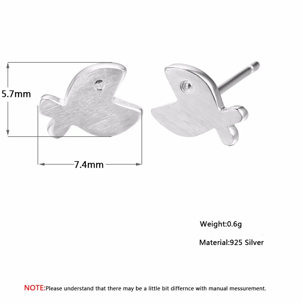 Kinitial Silver Hungery Fish Stud Earring Fashion Jewelry Animal Post Earrings For Women Piercing Bijoux | Украшения и аксессуары