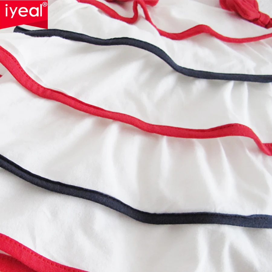 Комплект одежды IYEAL для маленьких девочек модный летний наряд принцесс 3 предмета