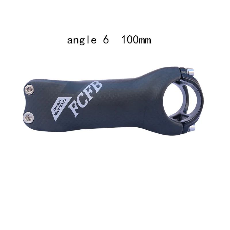 angle 6 matt FCFB Углеволокно велосипедные принадлежности велосипед Углеродные велосипедные кронштейны дорога/MTB 3 k матовая 6/17 градусов - Цвет: angle 6 matt