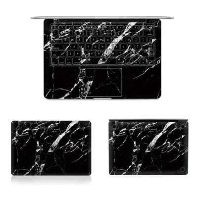Черная мраморная серия наклейка для ноутбука s для Macbook Air Pro retina 11 13 15 наклейка для ноутбука для Macbook new pro 13 15 крышка - Цвет: Option 1