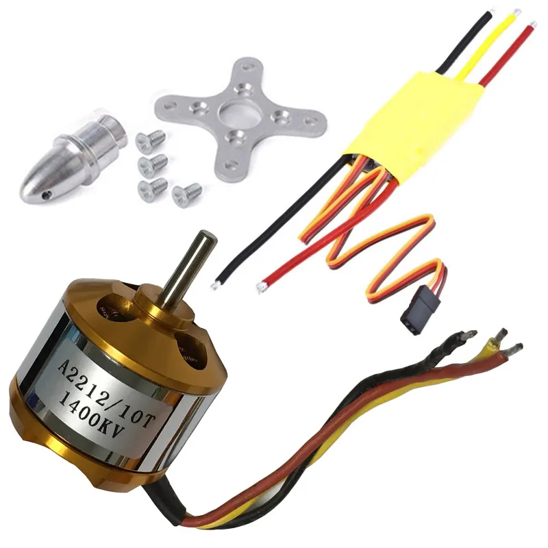 A2212 1000KV 2200 Бесколлекторный двигатель + SimonK 30A ESC 1045 пропеллер Quad ротор Набор для RC